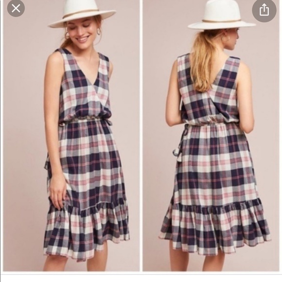 Anthropologie Dresses & Skirts - Isabella Sinclair Dickens Plaid Dress